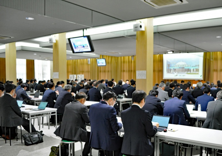 生産動向説明会の様子